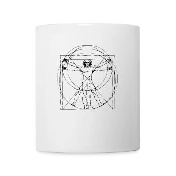 Vitruvian Man | Vitruvian Man | Leonardo - Mug - white - Front