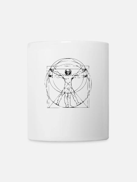 Homme de Vitruve | Homme de Vitruve | Leonardo - Mug blanc - blanc
