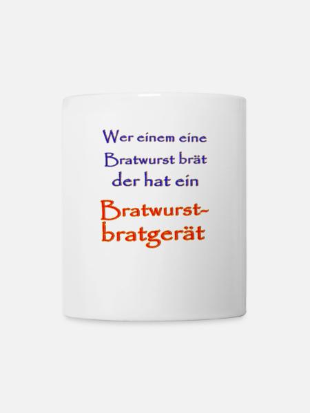 Bratwurst - Tasse - Weiß