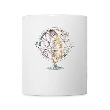 Globe terrestre Armillarsphäre - Mug blanc - blanc - Devant