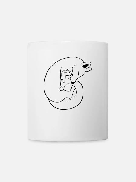 Renard et lapin - Mug blanc - blanc