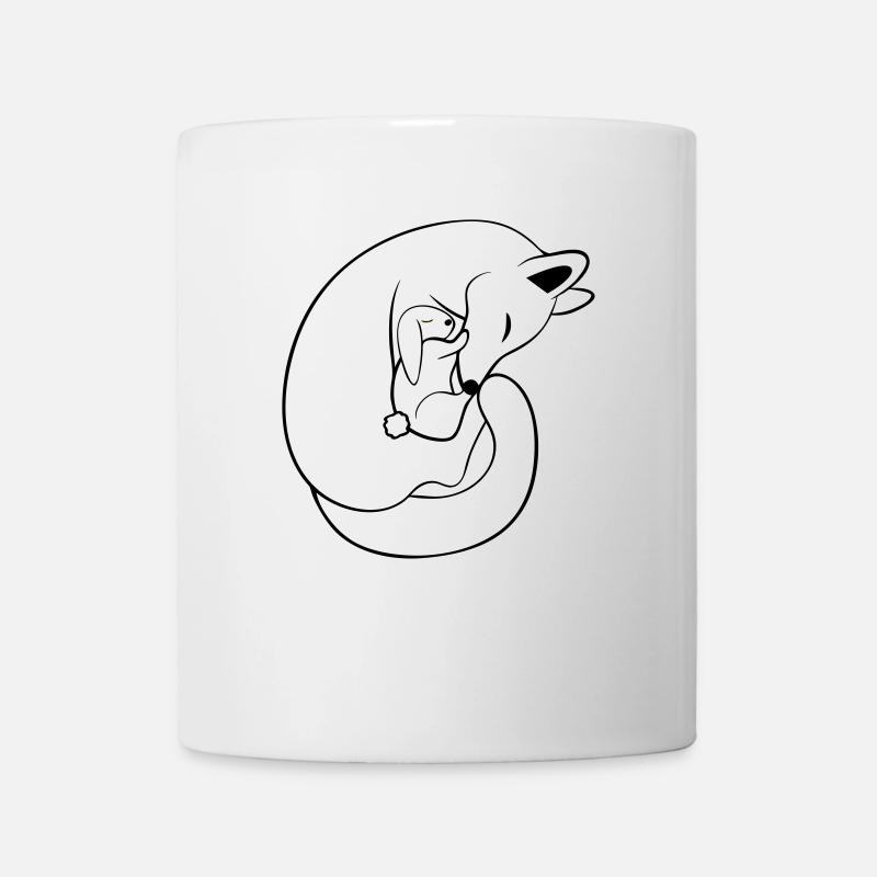 Fuchs & Hase - Tasse - Weiß