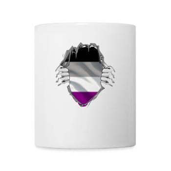 ASEXUAL - Pride Flag - Mug - white - Front
