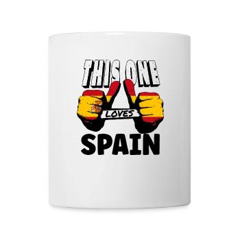 Spanien Flagge Spanische Fahne Cooler Spruch - Tasse - Weiß - Vorne