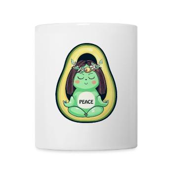 Avocado Hippie Peace 70s - Mug - white - Front