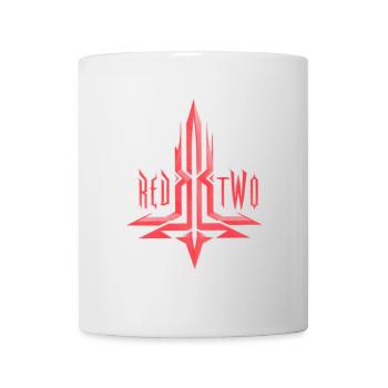 REDTWO CROSS - Mug - white - Front