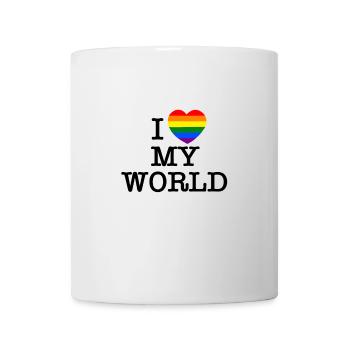 I love my world - Mug - white - Front