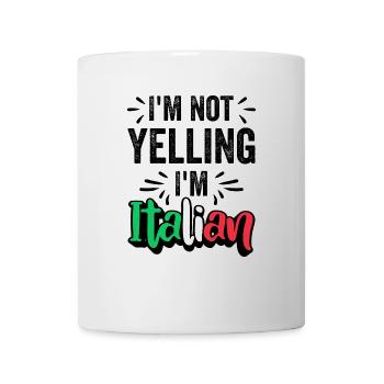 Italiener Italien Lustiger Spruch Geschenkidee - Tasse - Weiß - Vorne