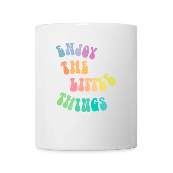 Enjoy the little things - Gift idea - Gift - Mug - white - Front