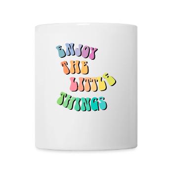 Enjoy little things - Gift idea - Gift - Mug - white - Front