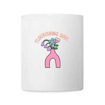 Bouquet coloré - Blooming Soul - Cadeau - Mug blanc - blanc - Devant