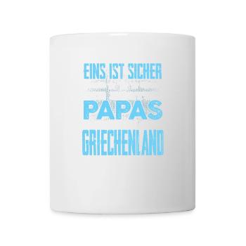 GRIECHENLAND - papa - Tasse - Weiß - Vorne