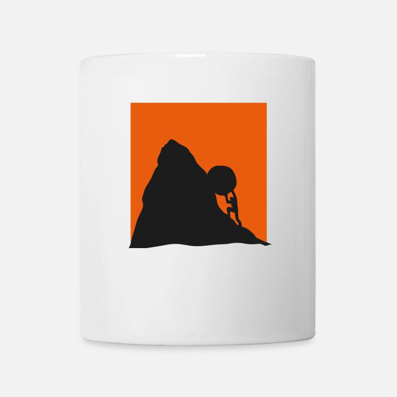 sisyphe - Mug blanc - blanc