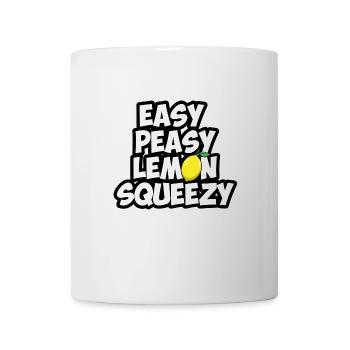 Easy peasy lemon squeezy - Gaming Spruch - Tasse - Weiß - Vorne