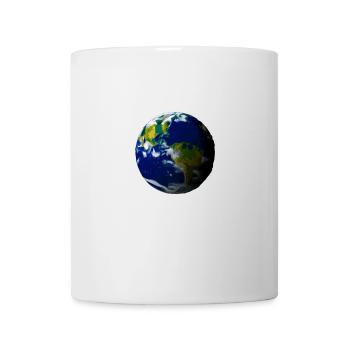 Erde - Tasse - Weiß - Vorne