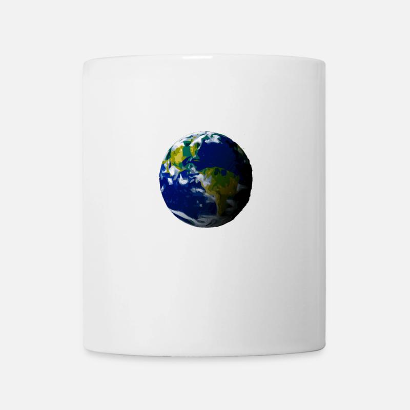 terre - Mug blanc - blanc