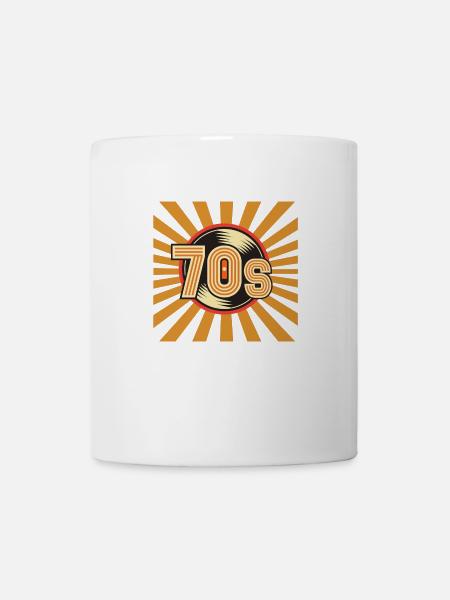 Musique des années 70 - Mug blanc - blanc