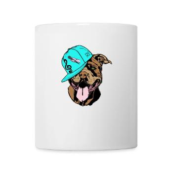 American Bully XL Music Note Hip Hop Capi Microphone - Mug - white - Front