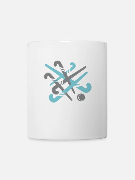 hockey stick - Mug - white