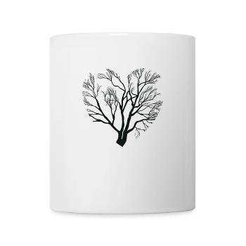 cœur - Mug blanc - blanc - Devant