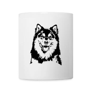 FINNISCHER LAPPHUND Hund Hunde Wilsigns - Tasse - Weiß - Vorne