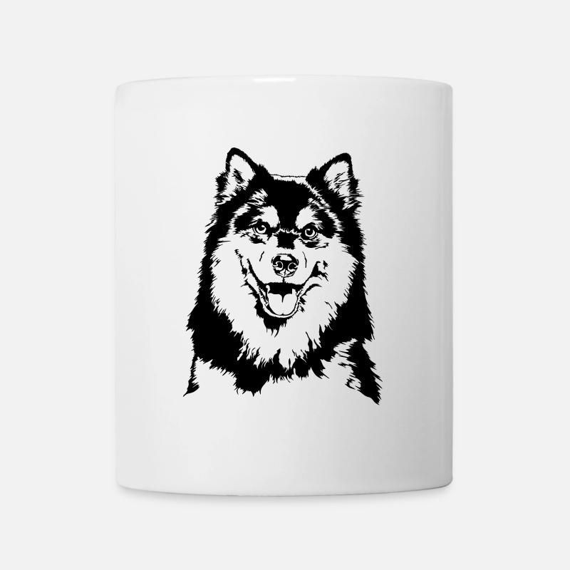 FINNISCHER LAPPHUND Hund Hunde Wilsigns - Tasse - Weiß