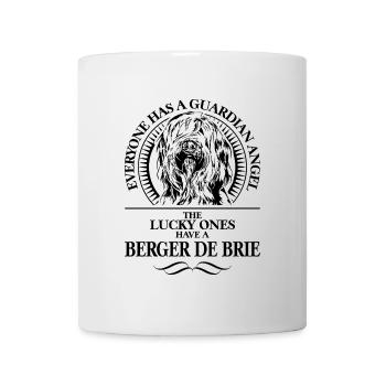 BERGER DE BRIE Guardian Angel canin Wilsigns - Mug blanc - blanc - Devant