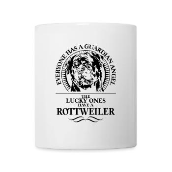 ROTTWEILER Guardian Angel Hunde Wilsigns - Tasse - Weiß - Vorne