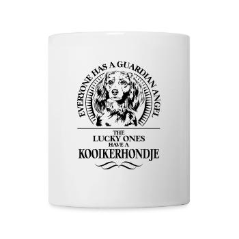 KOOIKERHONDJE Guardian Angel Chien Disant WILSIGNS - Mug blanc - blanc - Devant