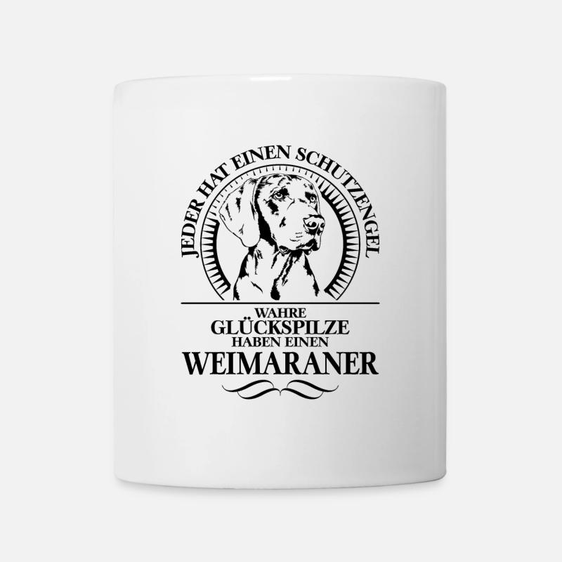 WEIMARANER Schutzengel Hundespruch Wilsigns - Tasse - Weiß