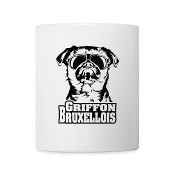 GRIFFON BRUXELLOIS cool Sonnenbrille Hunde Hund - Tasse - Weiß - Vorne