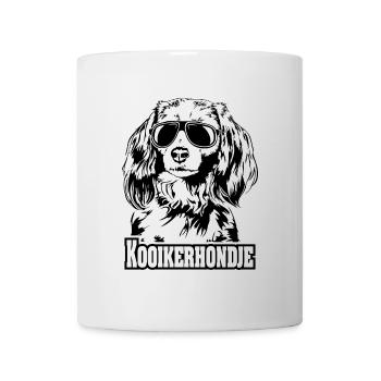 KOOIKERHONDJE cool sunglasses dogs dog - Mug - white - Front