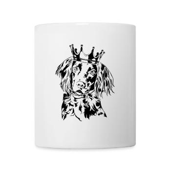 KLEINER MÜNSTERLANDER Krone Chiens Wilsigns - Mug blanc - blanc - Devant