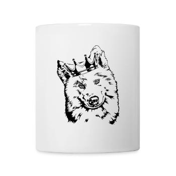 SAMOJEDE Crown Dogs Chien Wilsigns - Mug blanc - blanc - Devant