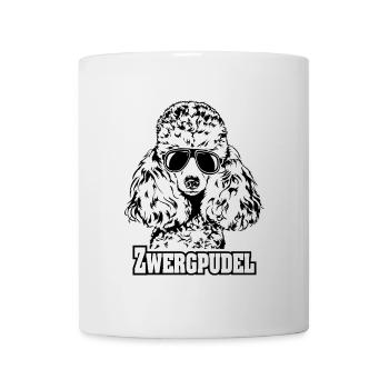 ZWERGPUDEL cool Sonnenbrille Hunde Hund - Tasse - Weiß - Vorne