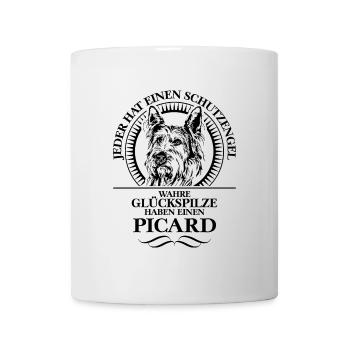 Berger PICARD Schutzengel Hundespruch Hunde - Tasse - Weiß - Vorne