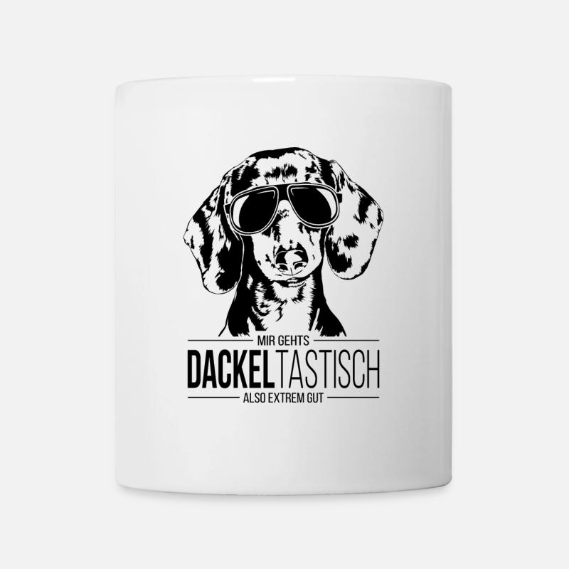 DACKELTASTISCH Dackel Hundespruch Hunde Wilsigns - Tasse - Weiß