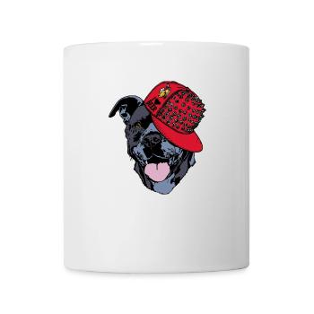 American Staffordshire Terrier Hip Hop Music Capi - Mug - white - Front