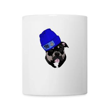 American Bully Pocket-FuckYou-Mittelfinger-Haube - Tasse - Weiß - Vorne