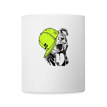 American Staffordshire Terrier Hip Hop Music Capi - Mug - white - Front