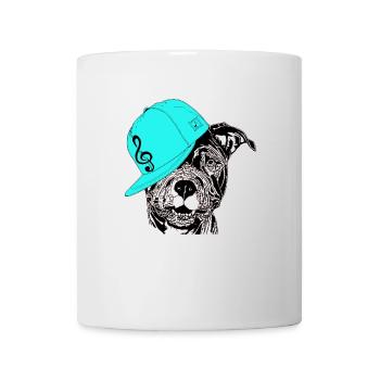 American Bully XL-Musiknote-Hip Hop-Capi - Mug - white - Front