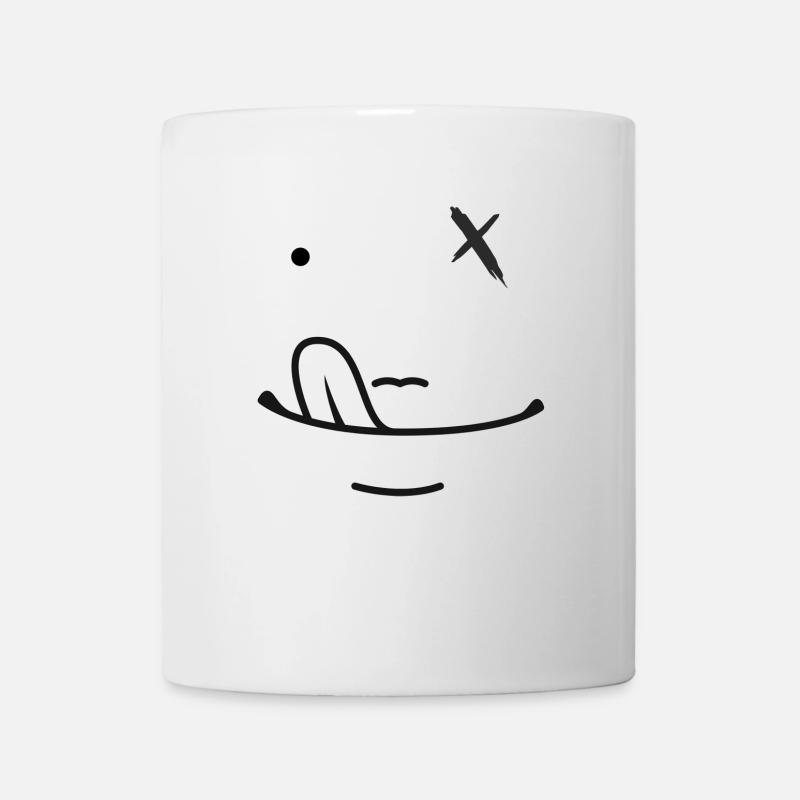 Gesicht - Tasse - Weiß
