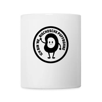 Erfurter Puffbohne Shirts schwarz weiß - Tasse - Weiß - Vorne