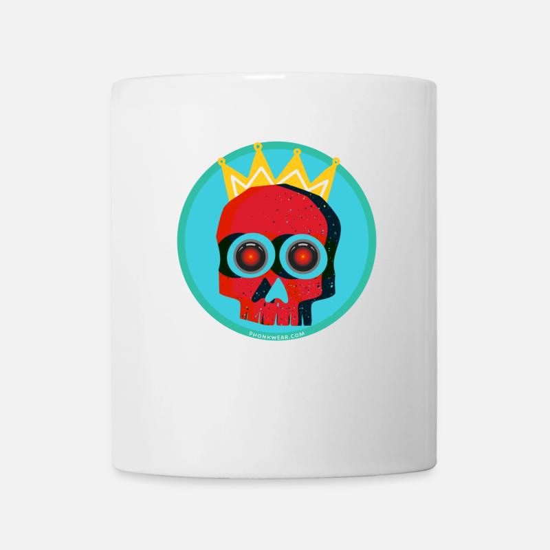 skull - Tasse - Weiß