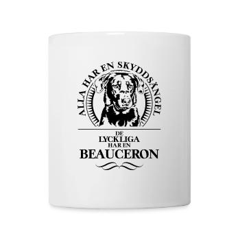 BEAUCERON Skyddsängel Hundespruch Hunde Wilsigns - Tasse - Weiß - Vorne