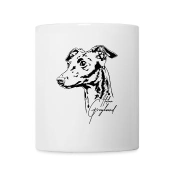 ITALIAN GREYHOUND Portrait Windhund Wilsigns - Mug - white - Front