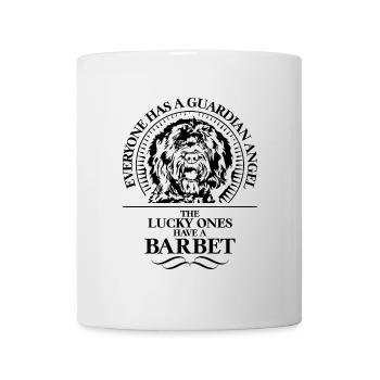 BARBET Guardian Angel dog saying dog Wilsigns - Mug - white - Front
