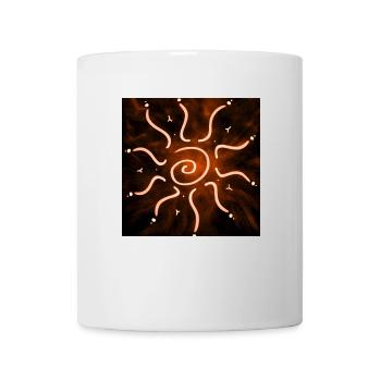 ORANGE SOLEIL BRÛLANT - Mug blanc - blanc - Devant