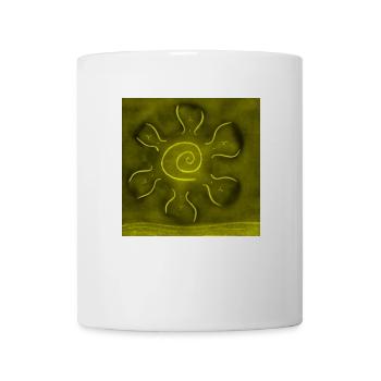 SONNE ÜBER DER GELBEN WÜSTE - Tasse - Weiß - Vorne