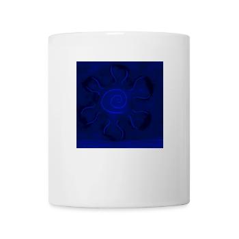 SOLEIL SUR LA MER BLEUE DU ROI - Mug blanc - blanc - Devant